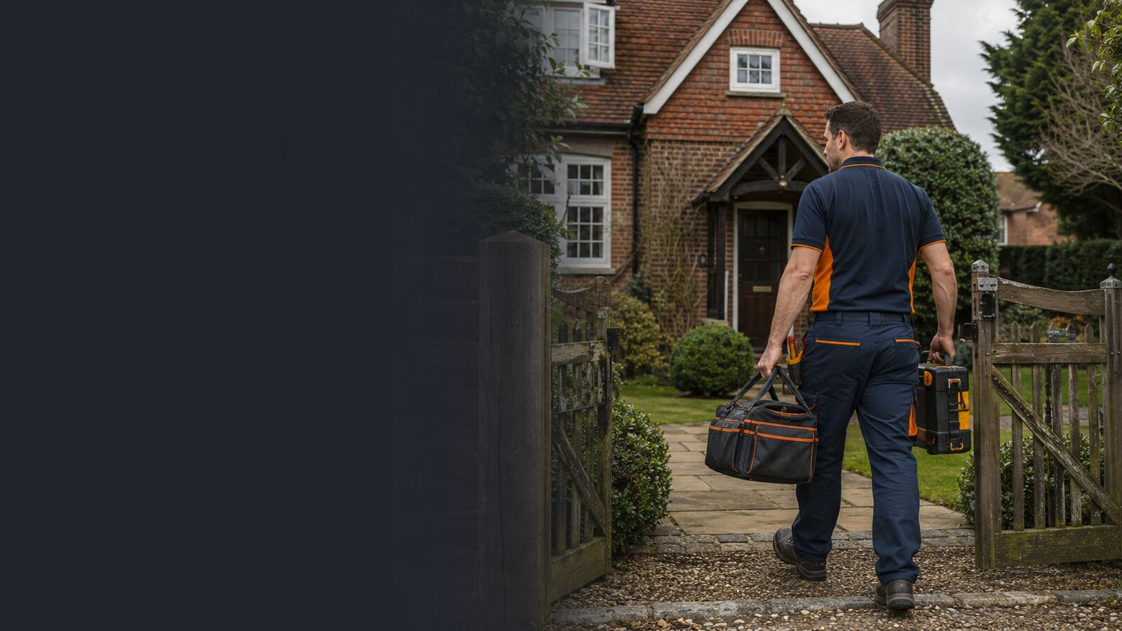 ASAP Boiler Repairs engineer arriving detached home
